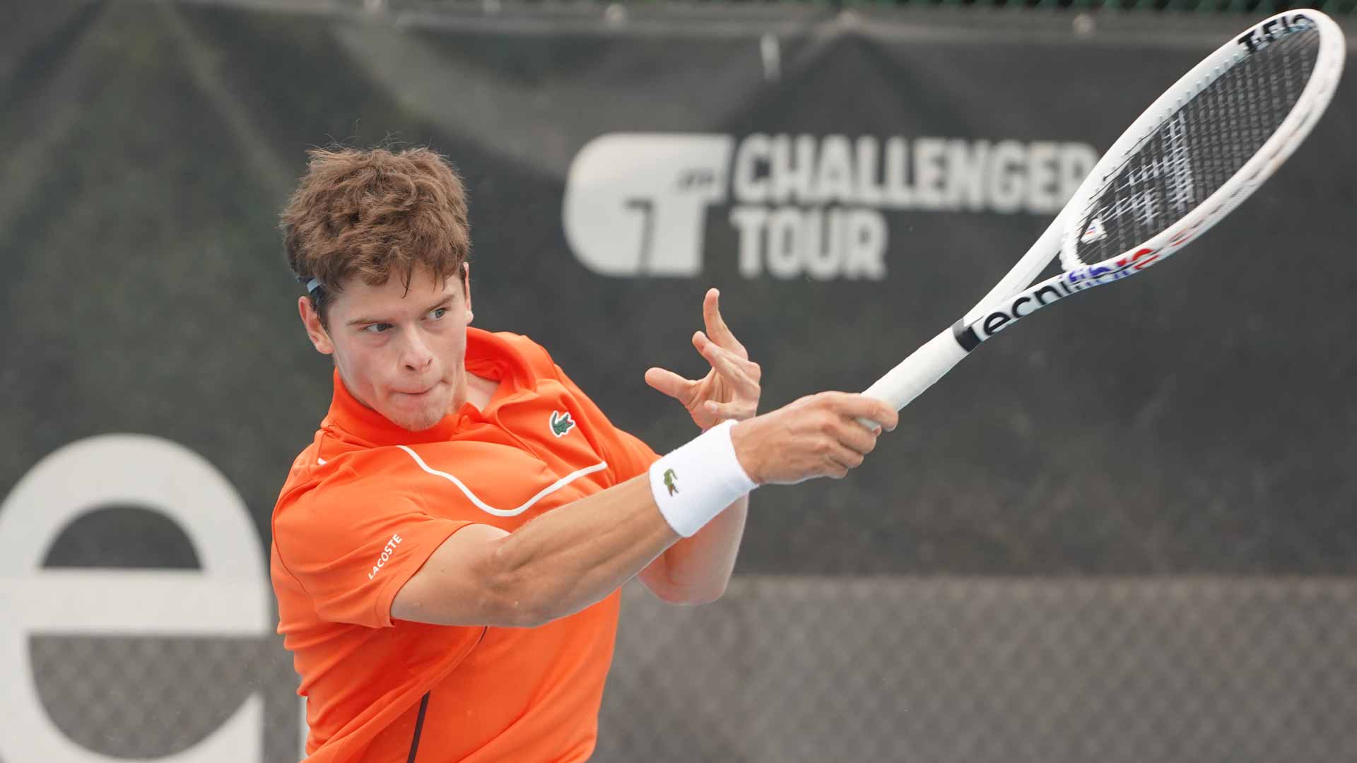 Alexander Blockx is a rising teenager on the ATP Challenger Tour.